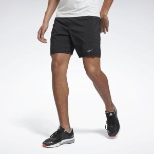 Spodenki Męskie Reebok Running Essentials Czarne PL 10WVSOC